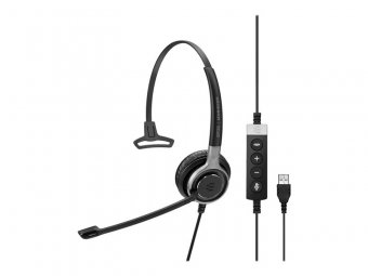 EPOS IMPACT SC 630 USB ML - Micro-casque - sur-oreille - filaire - USB - noir - Certifié pour Skype for Business 