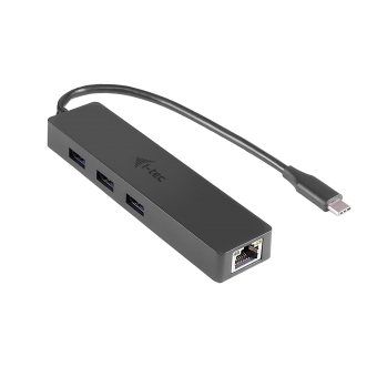 i-tec USB-C Slim Passive HUB 3 Port + Gigabit Ethernet Adapter 