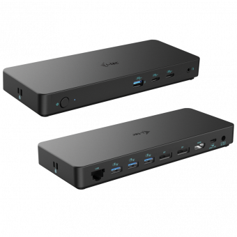 I-TEC USB-C Triple 4K Display Docking Station Gen2 2xDP 1xHDMI 1xGLAN 3xUSB 3.2 Gen1 1xUSB 3.2 Gen2 2xUSB-C Gen2 1xAudio/Mic PD100W 