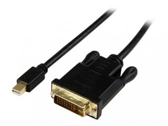 StarTech.com Câble Adaptateur Mini DisplayPort vers DVI-D Actif 1,8 m - Convertisseur Mini DP vers DVI - M/M - 1920 x 1200 - Câble DisplayPort - Mini DisplayPort (M) pour DVI-D (M) - 1.8 m - actif - noir 
