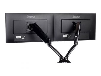 Iiyama DS3002C-B1 kit de montage - bras réglable - pour 2 moniteurs - noir 