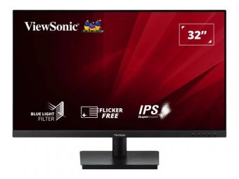 ViewSonic VA3209-MH - Écran LED - 32" (31.5" visualisable) - 1920 x 1080 Full HD (1080p) @ 75 Hz - IPS - 250 cd/m² - 1200:1 - 4 ms - HDMI, VGA - haut-parleurs 