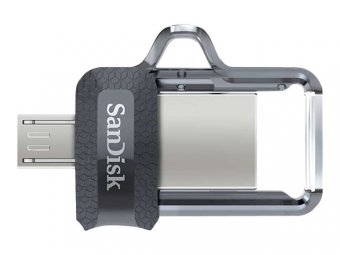 SanDisk Ultra Dual - Clé USB - 128 Go - USB 3.0 / micro USB 