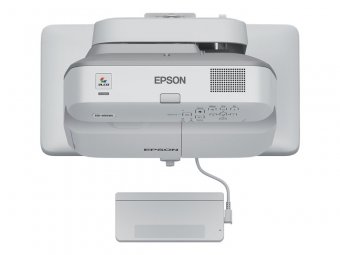 Epson EB-680Wi - Projecteur 3LCD - 3200 lumens - WXGA (1280 x 800) - 16:10 - 720p - LAN - gris, blanc 