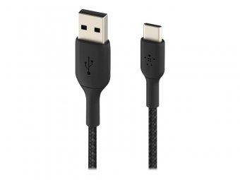 Belkin BOOST CHARGE - Câble tressé USB-A USB-C 2m noir 