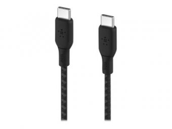 Belkin BOOST CHARGE - Câble USB-C vers USB-C 100W Tréssé noir 3m 