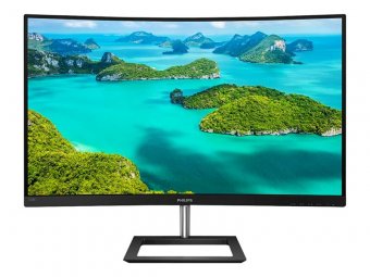 Philips E-line 328E1CA - Écran LED - incurvé - 32" (31.5" visualisable) - 3840 x 2160 4K @ 60 Hz - VA - 250 cd/m² - 2500:1 - 4 ms - 2xHDMI, DisplayPort - haut-parleurs - noir texturé 