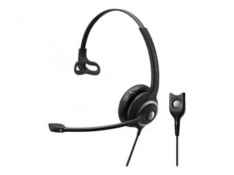 EPOS IMPACT SC 230 - Série 200 - micro-casque - sur-oreille - filaire - Easy Disconnect - noir, argent, noir et argent 