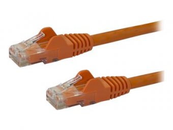 0.5m Orange Snagless Cat6 Patch Cable 