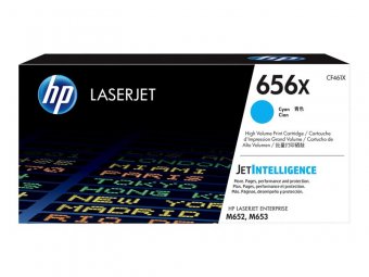 Toner HP LaserJet M652/ M653/E650xx CF461X Cyan HP 656X Cyan/22.000 Seiten 