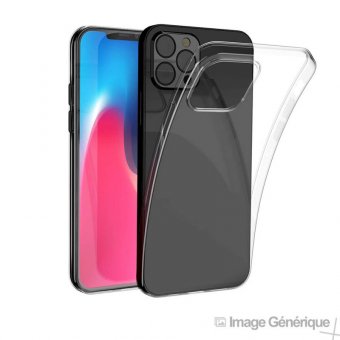 Coque Silicone Pour Iphone 12 / 12 Pro (0.5mm, Transparent) - Compatible - Bulk 