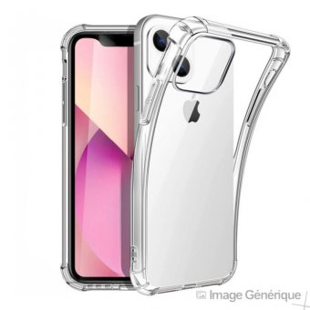 Coque Silicone Pour Iphone 13 (0.5mm, Transparent) - Compatible - Bulk 