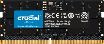 Crucial - DDR5 - module - 16 Go - SO DIMM 262 broches - 4800 MHz / PC5-38400 - CL40 - 1.1 V - mémoire sans tampon - non ECC 