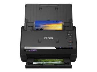 Epson FastFoto FF-680W - Scanner de documents - Capteur d'images de contact (CIS) - Recto-verso - A4 - 600 dpi x 600 dpi - jusqu'à 45 ppm (mono) / jusqu'à 45 ppm (couleur) - Chargeur automatique de documents (100 feuilles) - USB 3.0, Wi-Fi(n) 