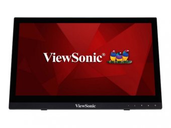 ViewSonic - Écran LED - 16" (15.6" visualisable) - écran tactile - 1366 x 768 @ 60 Hz - TN - 190 cd/m² - 500:1 - 12 ms - HDMI, VGA - haut-parleurs 