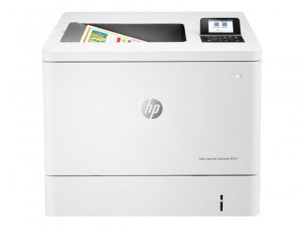 HP LaserJet Enterprise M554dn - Imprimante - couleur - Recto-verso - laser - A4/Legal - 1200 x 1200 ppp - jusqu'à 33 ppm (mono) / jusqu'à 33 ppm (couleur) - capacité : 650 feuilles - USB 2.0, Gigabit LAN, hôte USB 2.0 