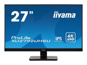 iiyama ProLite XU2792UHSU-B1 - Écran LED - 27" - 3840 x 2160 4K @ 60 Hz - IPS - 300 cd/m² - 1000:1 - 4 ms - HDMI, DVI, DisplayPort - haut-parleurs 
