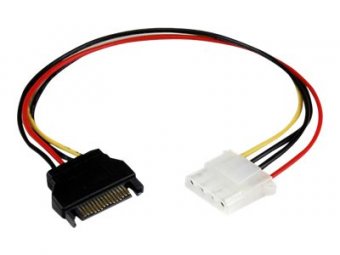 12in SATA to LP4 Power Cable Adapter F/M 