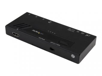 StarTech.com Switch vidéo HDMI automatique à 4 ports - Commutateur HDMI 4x1 avec commutation rapide et détection automatique - 4K - Commutateur vidéo/audio - 4 x HDMI - de bureau 