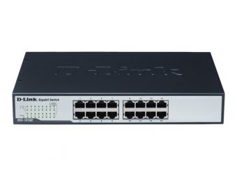 D-Link DGS 1016D - commutateur - 16 ports - non géré - Montable sur rack 