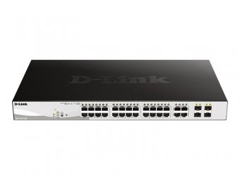 D-Link Switch DGS-1210-24P/E 24xGBit/4xSFP 19" Managed PoE 