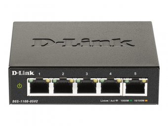 D-Link Switch DGS-1100-05V2 5xGBit Managed 