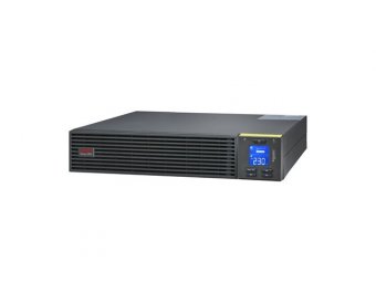APC Easy UPS On-Line - onduleur - 6x sorties IEC C13 + 1x sortie IEC C19, emplacement pour carte intelligent, LCD, avec kit de rail - 2700 Watt - 3000 VA 