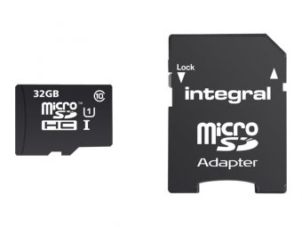 Integral Smartphone and Tablet - carte mémoire flash - 32 Go - microSDHC UHS-I 