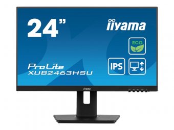 Écran LED - 24" (23.8" visualisable) - 1920 x 1080 Full HD (1080p) @ 100 Hz - IPS - 250 cd/m² - 1300:1 - 3 ms - HDMI, DisplayPort - haut-parleurs - noir, mat 