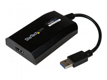 StarTech.com Adaptateur vidéo multi-écrans USB 3.0 vers HDMI pour Mac / PC - Carte graphique externe certifié DisplayLink - HD 1080p - M/F - Câble adaptateur - USB type A mâle pour HDMI femelle - 16 cm - noir - support 1920 x 1200 (WUXGA) - pour P/N: HDDV 