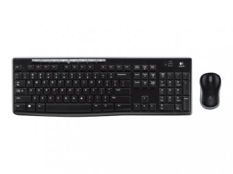 Logitech Desktop MK270 Wireless [FR] black/noir 