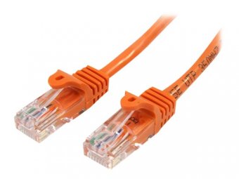 1m Orange Snagless UTP Cat5e Patch Cable 