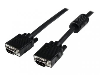 StarTech.com Câble VGA coaxial de 25 m HD15 pour écran haute résolution - M/M - Câble VGA - HD-15 (VGA) (M) pour HD-15 (VGA) (M) - 25 m - moulé - noir 