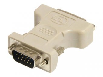 StarTech.com Adaptateur câble DVI vers VGA ? F/M - Adaptateur VGA - DVI-I (F) pour HD-15 (VGA) (M) - beige 