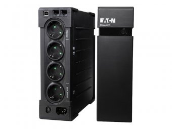 Eaton Ellipse ECO 1200 USB DIN - Onduleur (montable sur rack / externe) - CA 230 V - 750 Watt - 1200 VA - USB - connecteurs de sortie : 8 - 2U - 19" 