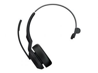 Jabra Evolve2 55 MS Mono - Micro-casque - sur-oreille - Bluetooth - sans fil - Suppresseur de bruit actif - USB-A via adaptateur Bluetooth - noir - certifié Zoom, Cisco Webex Certified, Certifié Tencent Meeting, Certifié Alcatel-Lucent, Certifié Avaya, Ce 