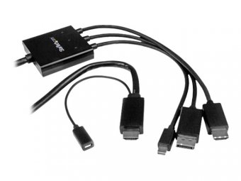 6 ft DP Mini DP or HDMI to HDMI Adapter 