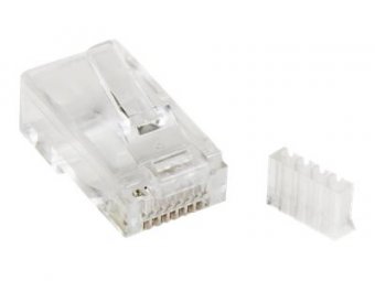 Solid Wire Cat 6 Modular Plug - 50 Pack 