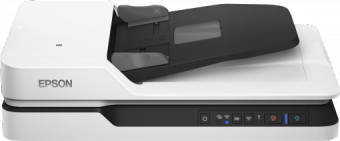 Epson WorkForce DS-1660W - Scanner de documents - Recto-verso - A4 - 1200 dpi x 1200 dpi - jusqu'à 25 ppm (mono) / jusqu'à 25 ppm (couleur) - Chargeur automatique de documents (50 feuilles) - jusqu'à 1500 pages par jour - USB 3.0, Wi-Fi(n) 