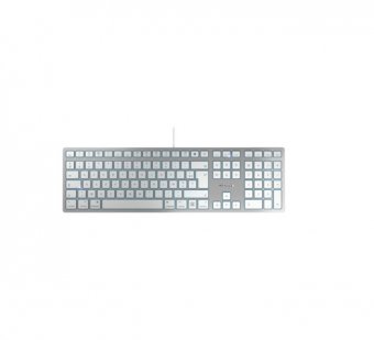 CHERRY Clavier KC 6000C FOR MAC USB Type-C argent/blanc 