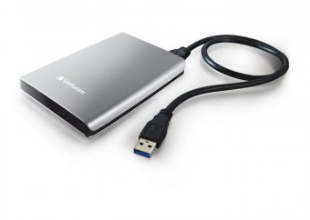 Verbatim Store 'n' Go, 1TB, 5400 RPM, USB 3.0, Argenté 