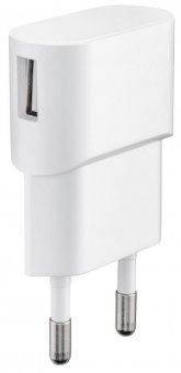 MicroConnect 1 x USB, 5 V, 1 A, 100 - 240V, White 