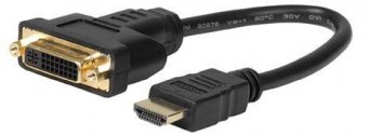 Adaptateur HDMI M/ DVI F 