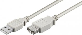 MicroConnect USB 2.0 A-A 0.1m M-F 