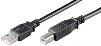 Câble USB2-A mâle vers USB2-B mâle - 5 mètres 