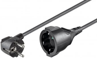 MicroConnect Schuko power extension, M-F, 5m 