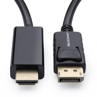 MicroConnect Câble DisplayPort 1.2 vers HDMI 1m 