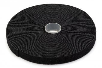 Digitus Hook-and-loop fastener tape fabric, 10m x 15mm x 2.6mm, on roll, bl 