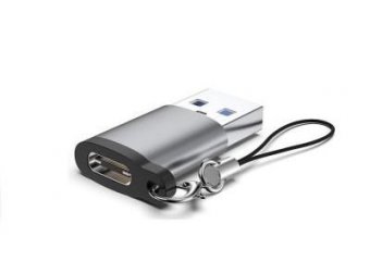 Adaptateur USB-A mâle vers USB-C femelle 