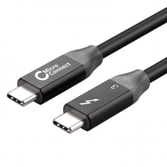 MicroConnect Thunderbolt 3 Cable, 0.5m / TB3005 